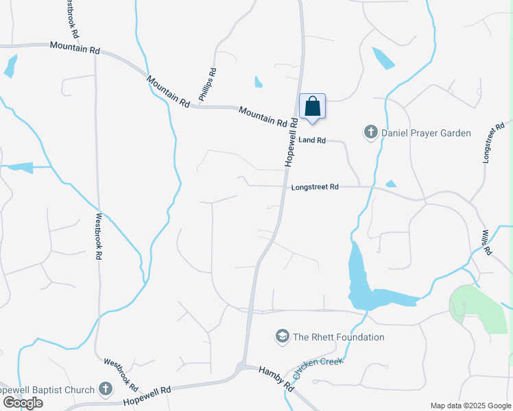 map of restaurants, bars, coffee shops, grocery stores, and more near 16175 Hopewell Road in Alpharetta