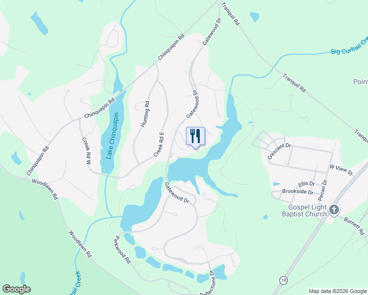 map of restaurants, bars, coffee shops, grocery stores, and more near 111 Wimbledon Court in Greenwood