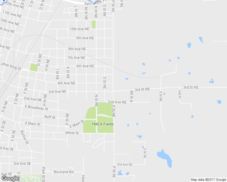 map of restaurants, bars, coffee shops, grocery stores, and more near 1521 3rd Avenue Northeast in Ardmore