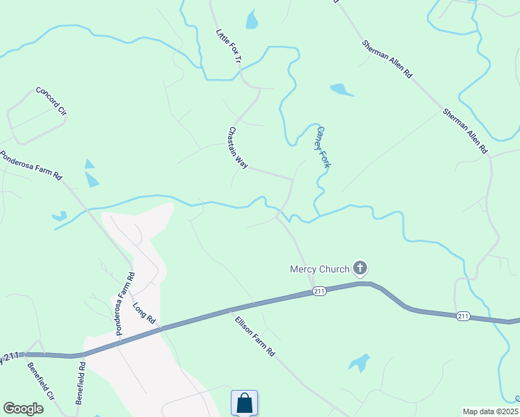 map of restaurants, bars, coffee shops, grocery stores, and more near 5506 Woodstream Court in Gainesville