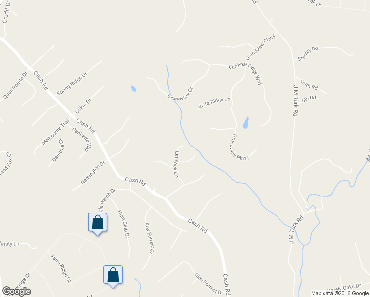 map of restaurants, bars, coffee shops, grocery stores, and more near 5090 Limerick Lane in Flowery Branch