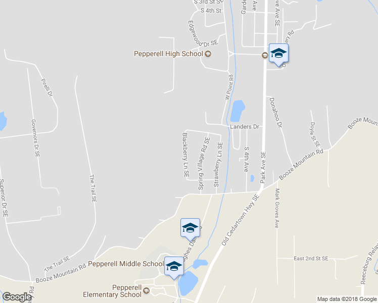 map of restaurants, bars, coffee shops, grocery stores, and more near 420 Blackberry Lane Southeast in Lindale