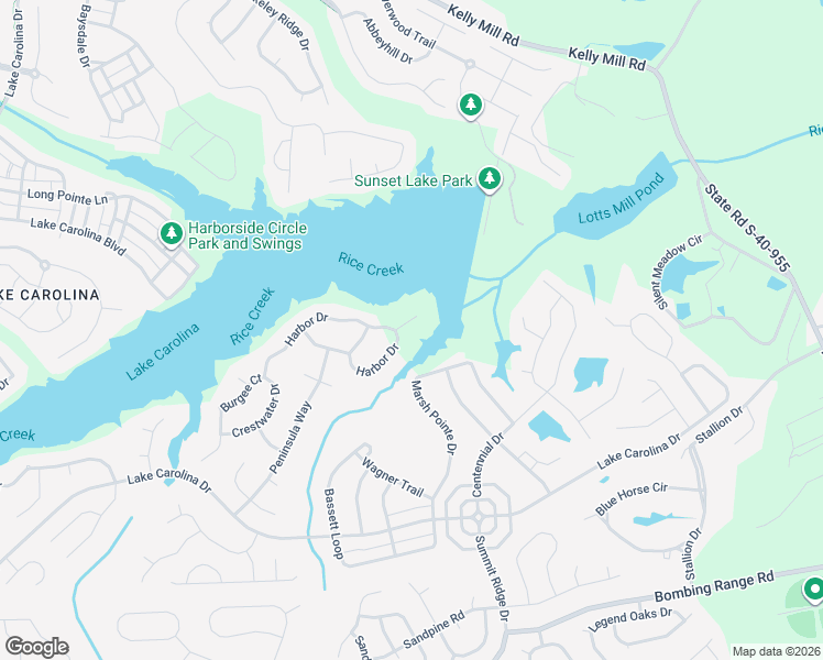 map of restaurants, bars, coffee shops, grocery stores, and more near 2 Mariners Point Way in Columbia