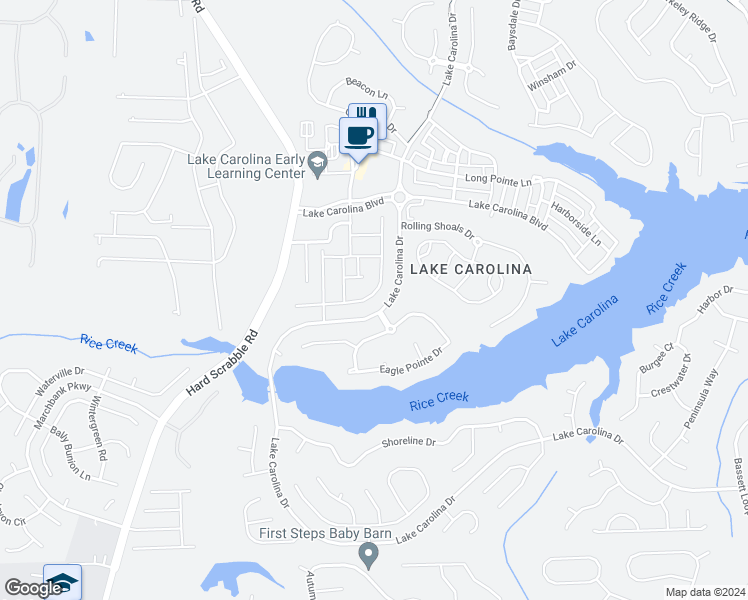 map of restaurants, bars, coffee shops, grocery stores, and more near 210 Ashewicke Drive in Columbia