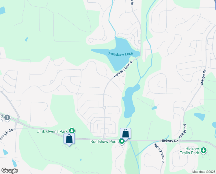 map of restaurants, bars, coffee shops, grocery stores, and more near 315 Harmony Lake Drive in Canton