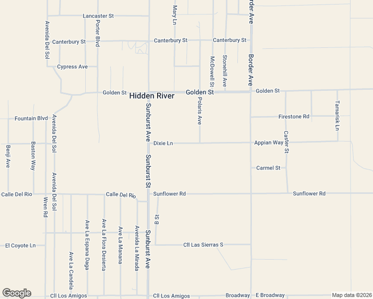 map of restaurants, bars, coffee shops, grocery stores, and more near 62259 Dixie Lane in Joshua Tree