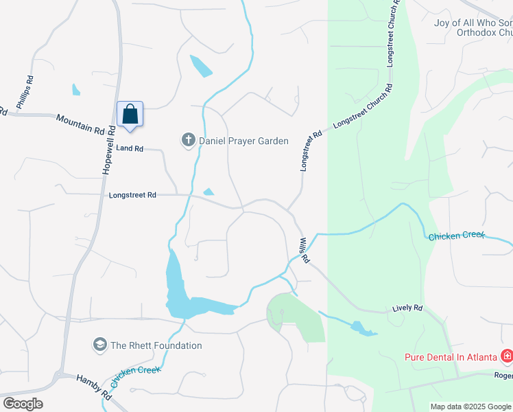 map of restaurants, bars, coffee shops, grocery stores, and more near 16011 Manor Club Drive in Alpharetta