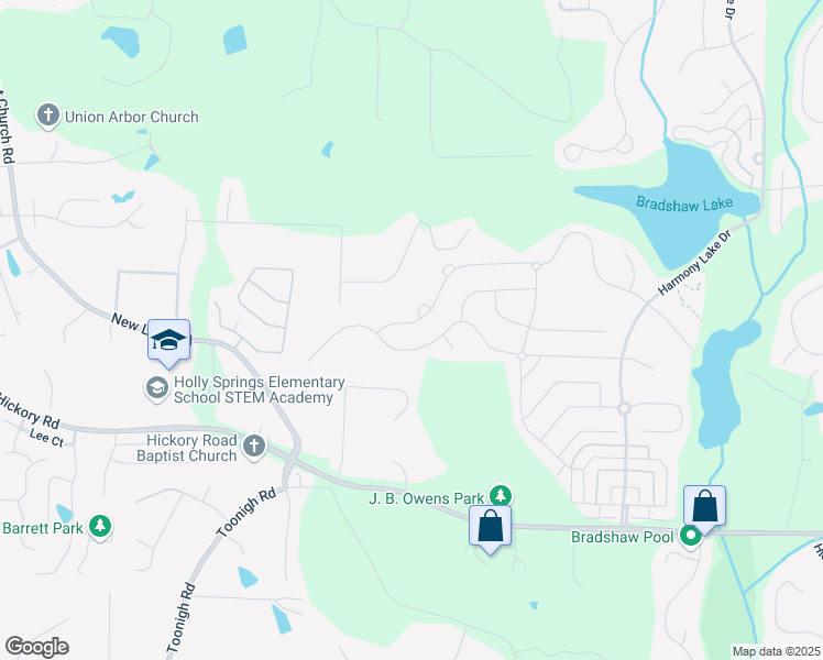 map of restaurants, bars, coffee shops, grocery stores, and more near 357 Ridgewood Trail in Canton