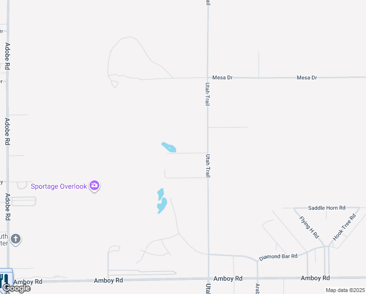 map of restaurants, bars, coffee shops, grocery stores, and more near 3950 Utah Trail in Twentynine Palms