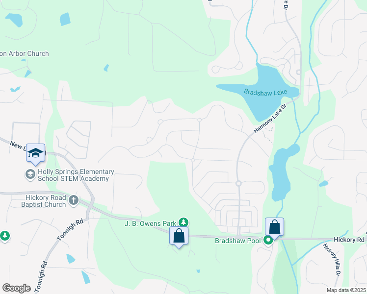 map of restaurants, bars, coffee shops, grocery stores, and more near 656 Lorimore Pass in Canton