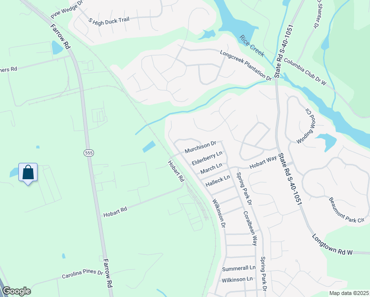 map of restaurants, bars, coffee shops, grocery stores, and more near 905 Murchison Drive in Columbia