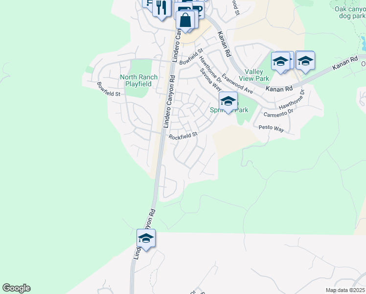 map of restaurants, bars, coffee shops, grocery stores, and more near 247 Saint Croix Court in Oak Park