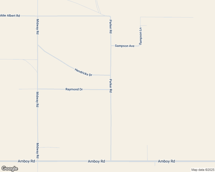 map of restaurants, bars, coffee shops, grocery stores, and more near Parker Road in San Bernardino County