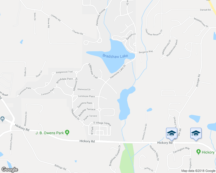 map of restaurants, bars, coffee shops, grocery stores, and more near 115 Edgewater Trail in Canton