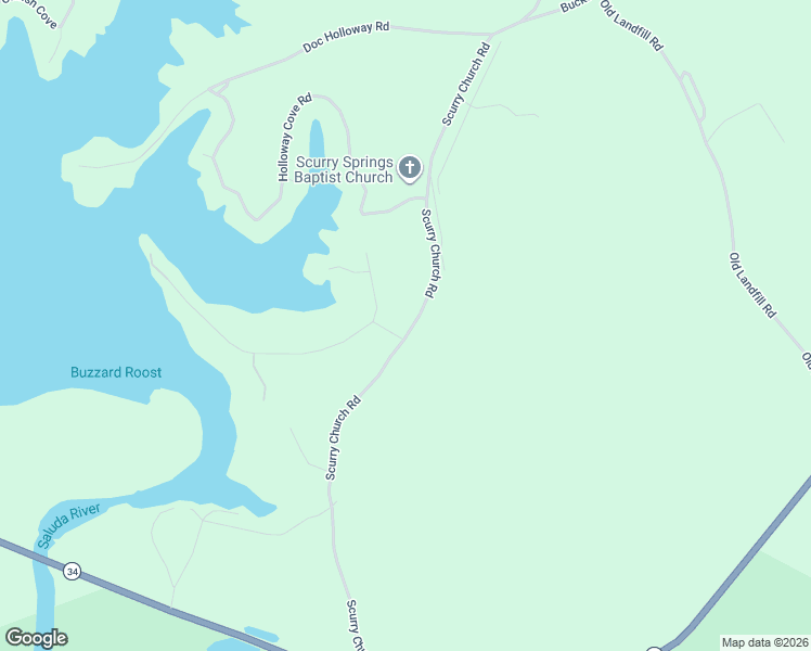 map of restaurants, bars, coffee shops, grocery stores, and more near 2-74 Cypress Point Road in Chappells
