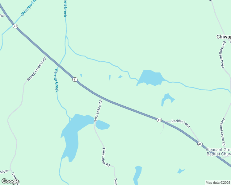 map of restaurants, bars, coffee shops, grocery stores, and more near 4805 Highway 41 in Pontotoc