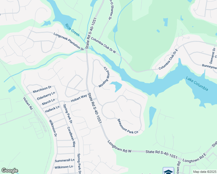 map of restaurants, bars, coffee shops, grocery stores, and more near 12 Crescent Lake Court in Blythewood