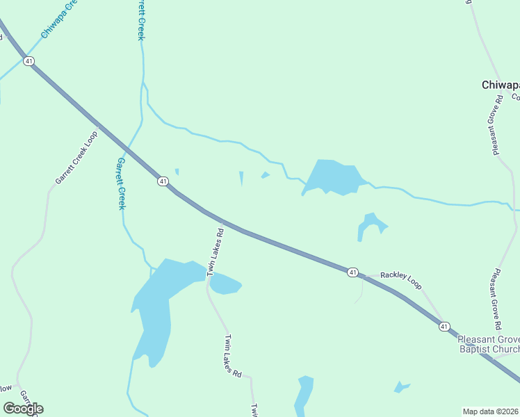 map of restaurants, bars, coffee shops, grocery stores, and more near 4805 Mississippi 41 in Pontotoc