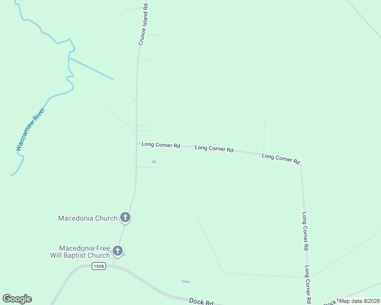 map of restaurants, bars, coffee shops, grocery stores, and more near 272 Long Corner Road in Whiteville