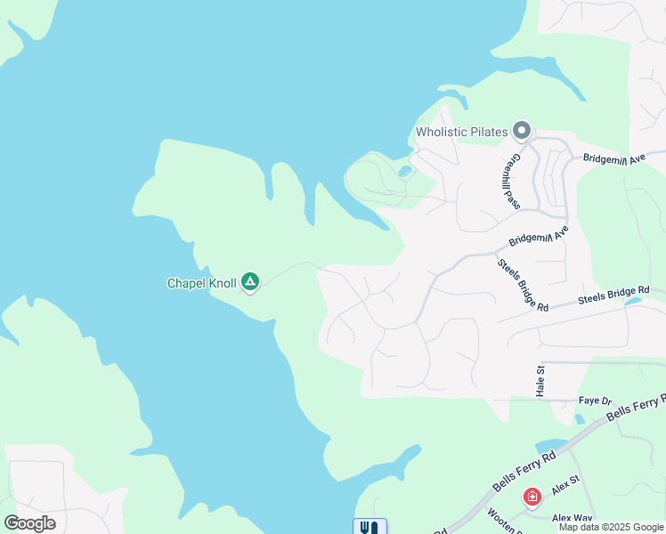 map of restaurants, bars, coffee shops, grocery stores, and more near 914 Bridge Mill Avenue in Canton