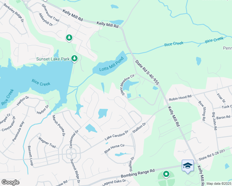 map of restaurants, bars, coffee shops, grocery stores, and more near 151 Silent Meadow Circle in Blythewood