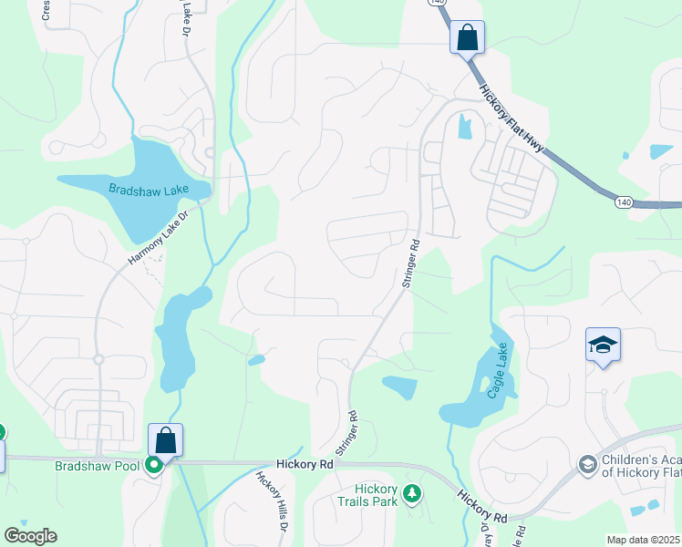 map of restaurants, bars, coffee shops, grocery stores, and more near 145 treeline trail in Canton