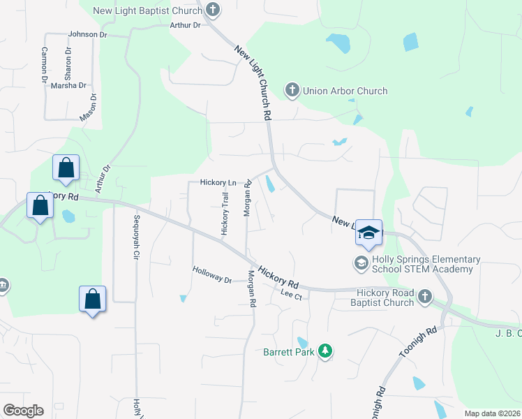 map of restaurants, bars, coffee shops, grocery stores, and more near 208 Mackenzie Court in Canton
