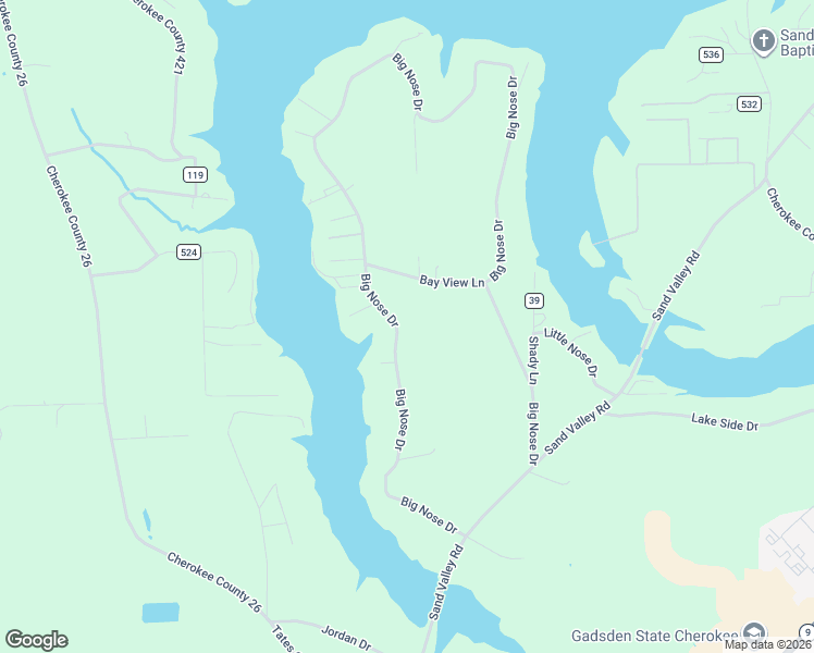 map of restaurants, bars, coffee shops, grocery stores, and more near 590 Big Nose Drive in Centre