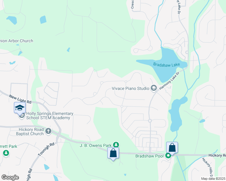 map of restaurants, bars, coffee shops, grocery stores, and more near 110 Brockdale Pass in Canton