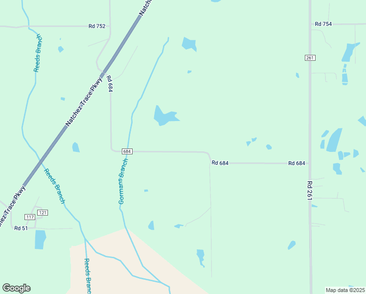 map of restaurants, bars, coffee shops, grocery stores, and more near 409 Road 684 in Tupelo