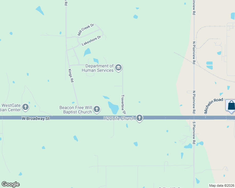 map of restaurants, bars, coffee shops, grocery stores, and more near Travertine in Ardmore