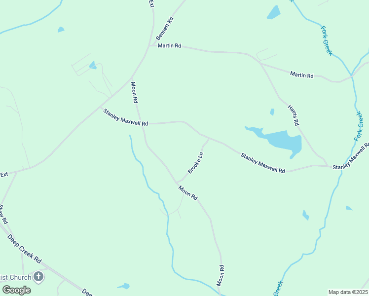 map of restaurants, bars, coffee shops, grocery stores, and more near 1929 Brooke Lane in Bowman