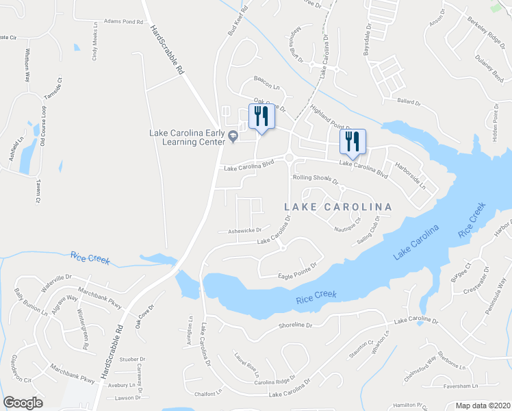 map of restaurants, bars, coffee shops, grocery stores, and more near 430 Cotesworth Drive in Columbia