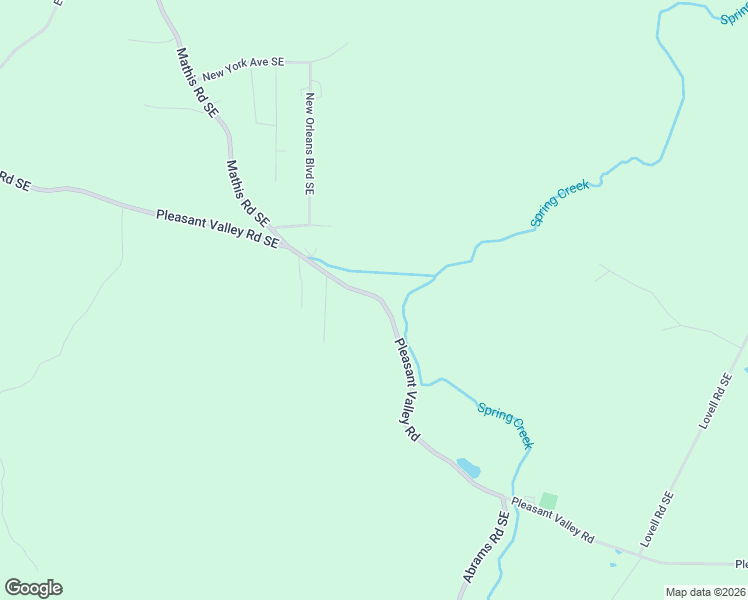 map of restaurants, bars, coffee shops, grocery stores, and more near 1811 Pleasant Valley Road Southeast in Silver Creek