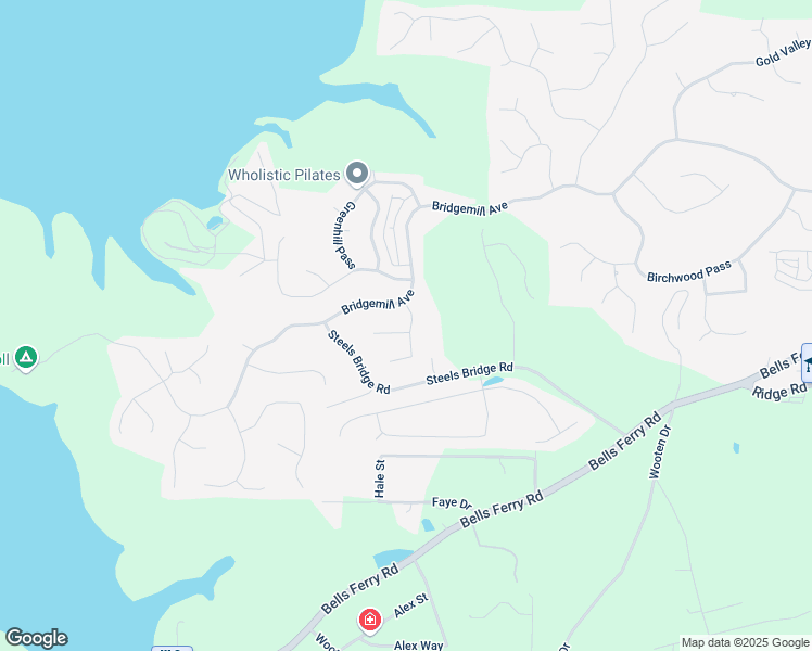 map of restaurants, bars, coffee shops, grocery stores, and more near 200 Holly Chase Court in Canton