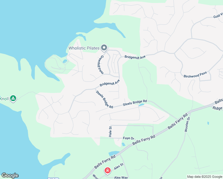 map of restaurants, bars, coffee shops, grocery stores, and more near 206 Holly Chase Court in Canton