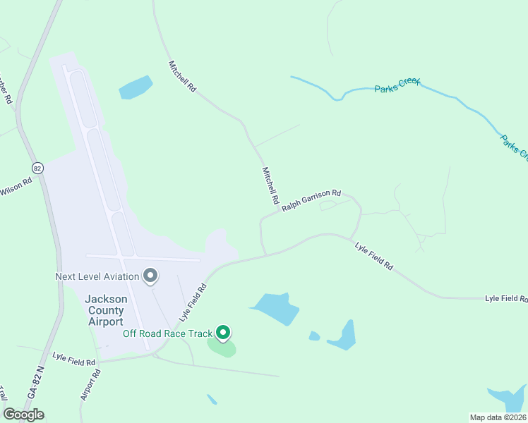 map of restaurants, bars, coffee shops, grocery stores, and more near 147 Ralph Garrison Road in Jefferson