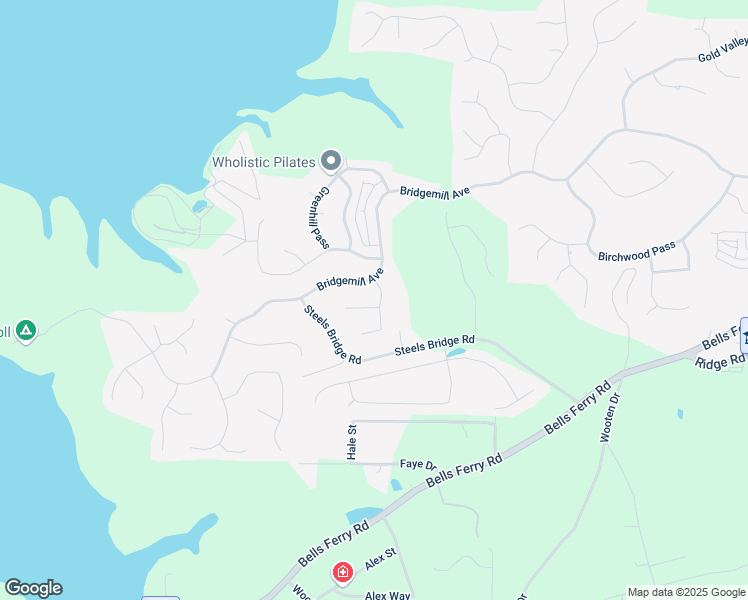 map of restaurants, bars, coffee shops, grocery stores, and more near 200 Holly Chase Court in Canton