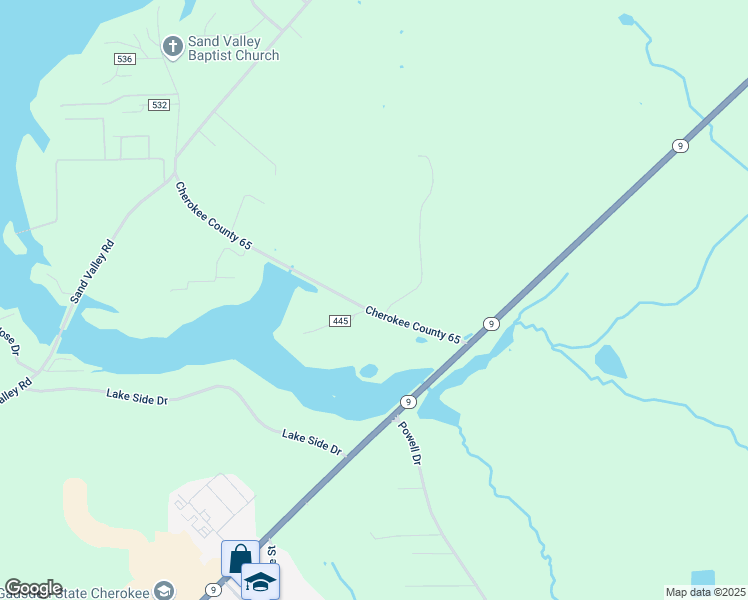 map of restaurants, bars, coffee shops, grocery stores, and more near 2030 County Road 65 in Centre