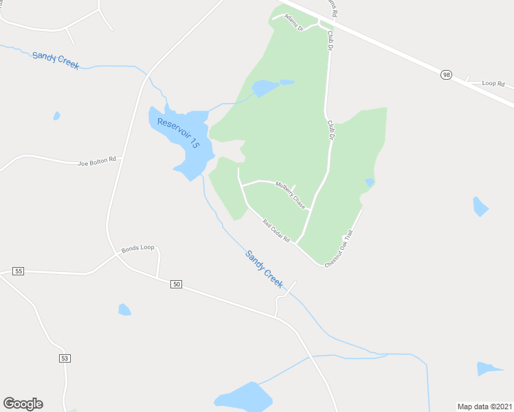 map of restaurants, bars, coffee shops, grocery stores, and more near 1500 Red Cedar Road in Commerce