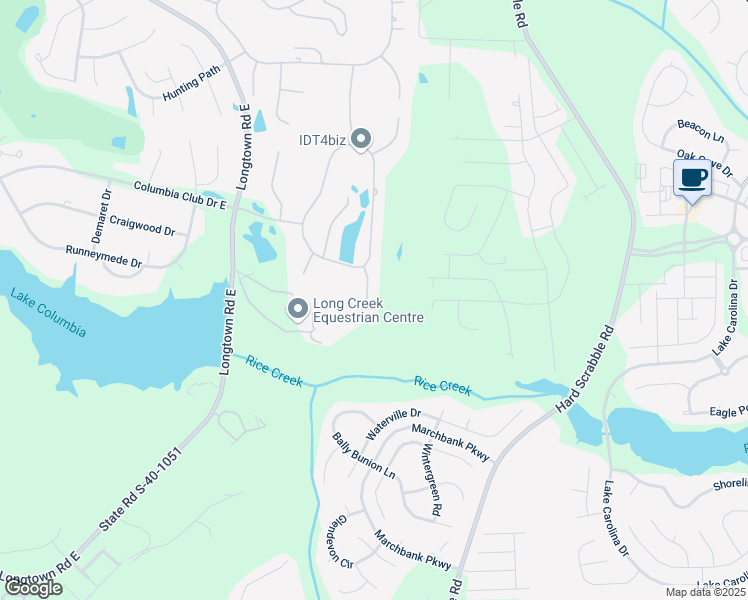 map of restaurants, bars, coffee shops, grocery stores, and more near 7 Tavern Court in Blythewood