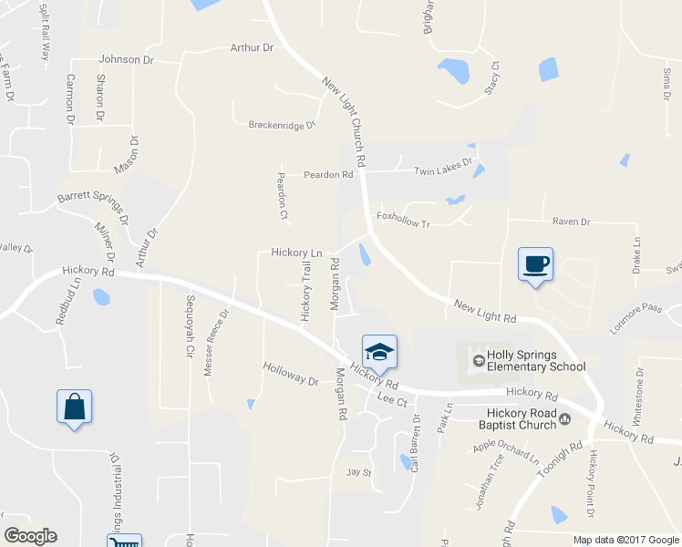 map of restaurants, bars, coffee shops, grocery stores, and more near 217 MacKenzie Court in Canton