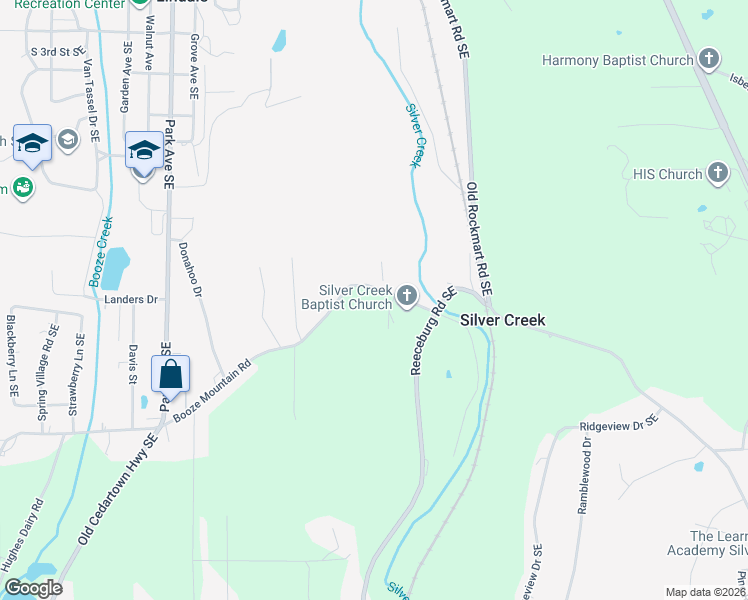 map of restaurants, bars, coffee shops, grocery stores, and more near 1540 Booze Mountain Road in Silver Creek