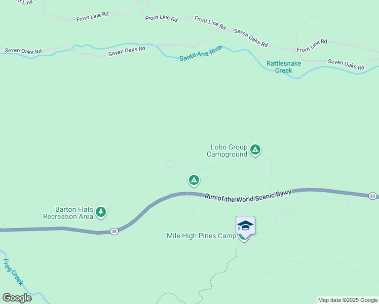map of restaurants, bars, coffee shops, grocery stores, and more near in Big Bear Lake