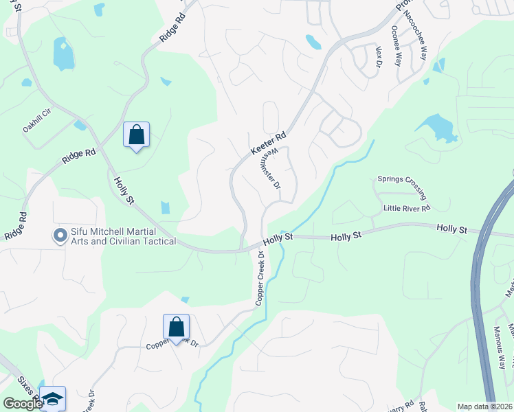map of restaurants, bars, coffee shops, grocery stores, and more near 203 Picadilly Pl in Canton