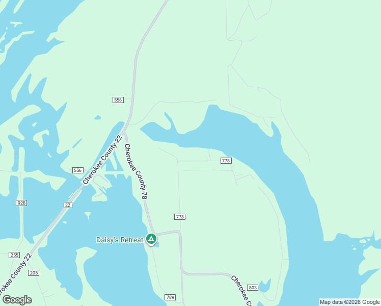 map of restaurants, bars, coffee shops, grocery stores, and more near 415 County Road 778 in Centre