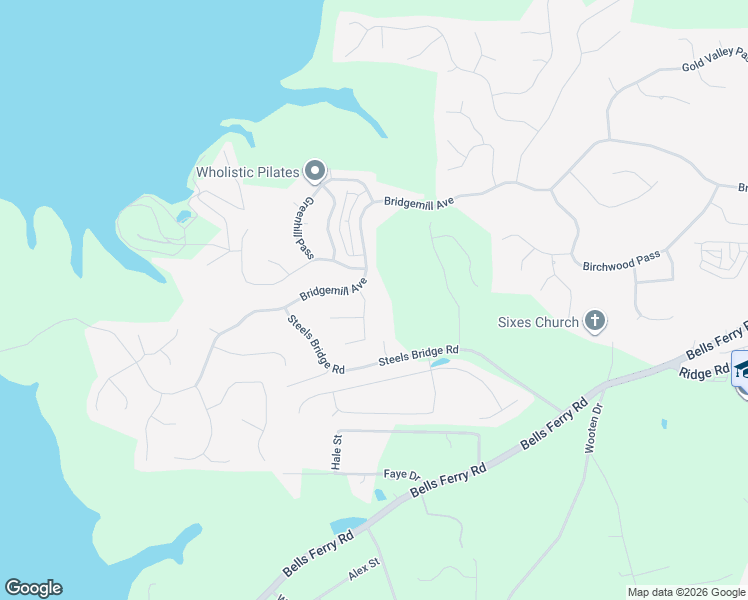 map of restaurants, bars, coffee shops, grocery stores, and more near 105 Chickory Lane in Canton