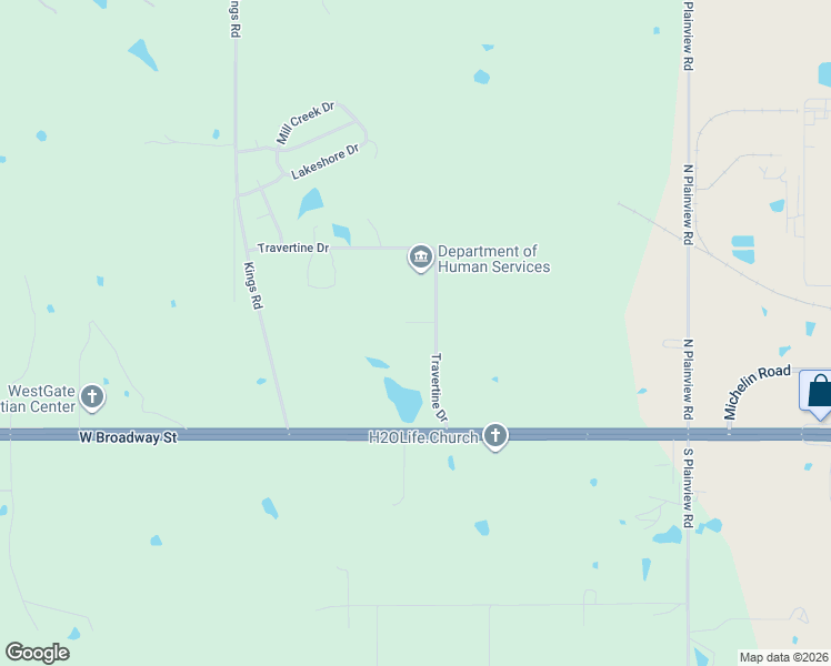 map of restaurants, bars, coffee shops, grocery stores, and more near Travertine in Ardmore