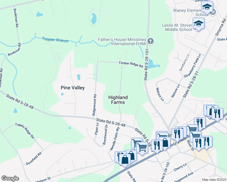 map of restaurants, bars, coffee shops, grocery stores, and more near 1509 Englewood Road in Elgin