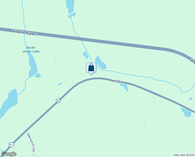 map of restaurants, bars, coffee shops, grocery stores, and more near 4074 Cave Spring Road Southwest in Rome